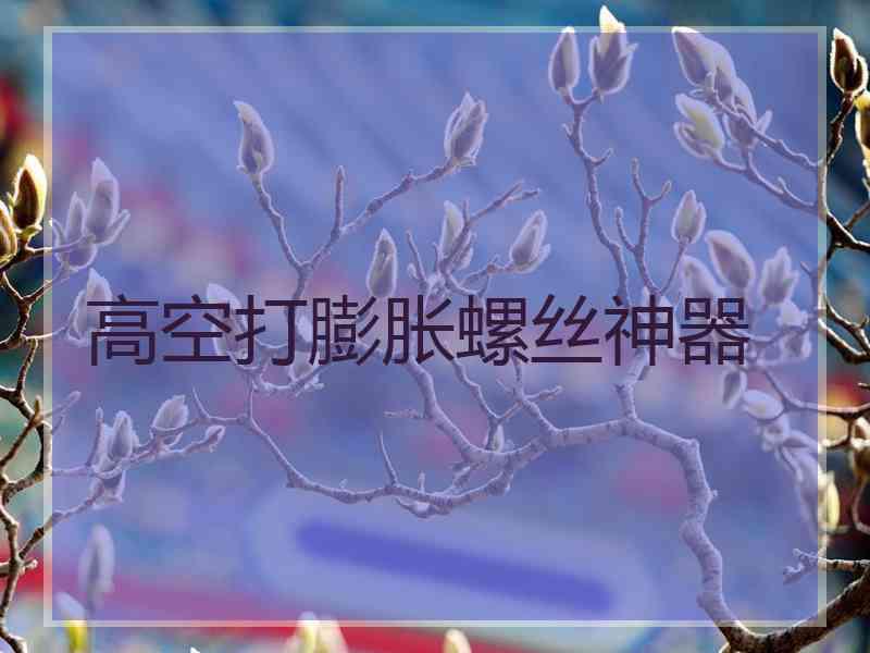 高空打膨胀螺丝神器