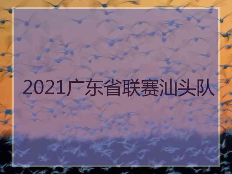 2021广东省联赛汕头队