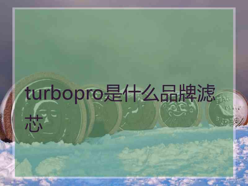 turbopro是什么品牌滤芯