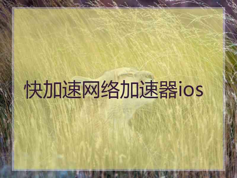 快加速网络加速器ios