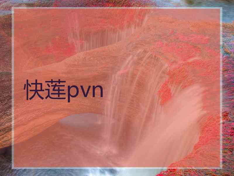 快莲pvn