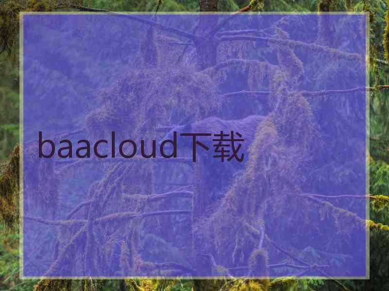 baacloud下载