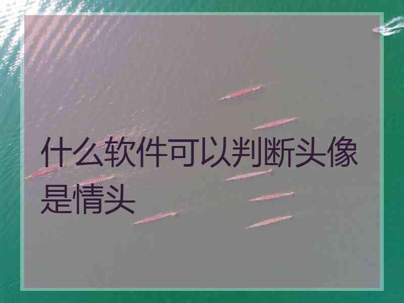 什么软件可以判断头像是情头