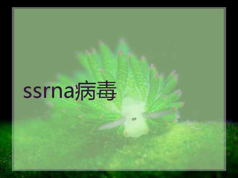 ssrna病毒