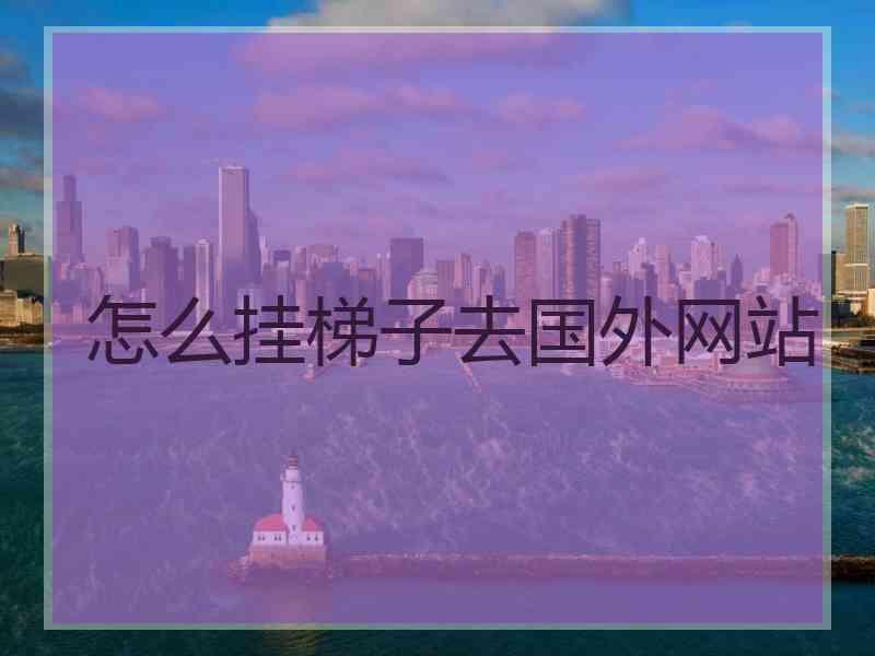 怎么挂梯子去国外网站