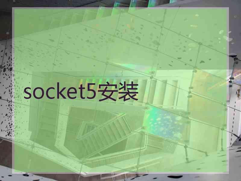 socket5安装