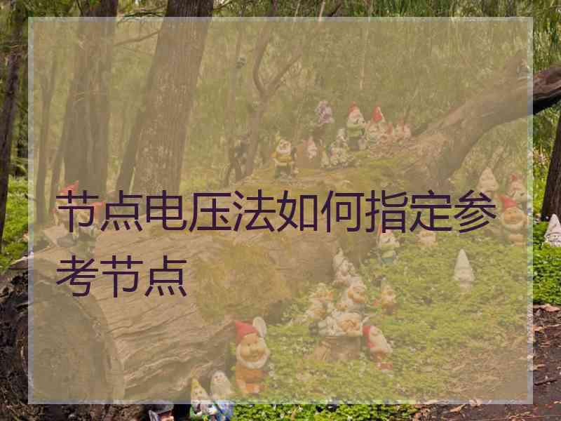 节点电压法如何指定参考节点