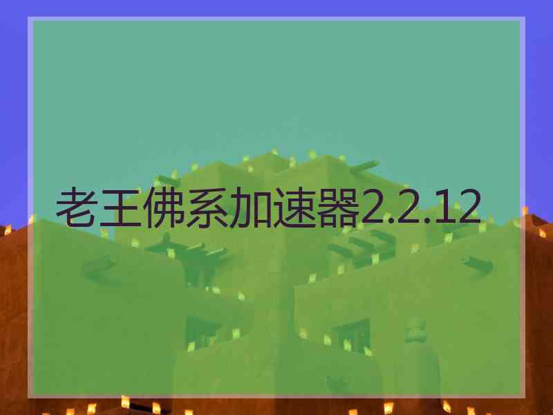 老王佛系加速器2.2.12