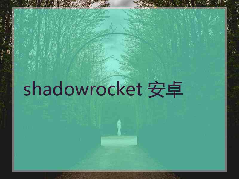 shadowrocket 安卓