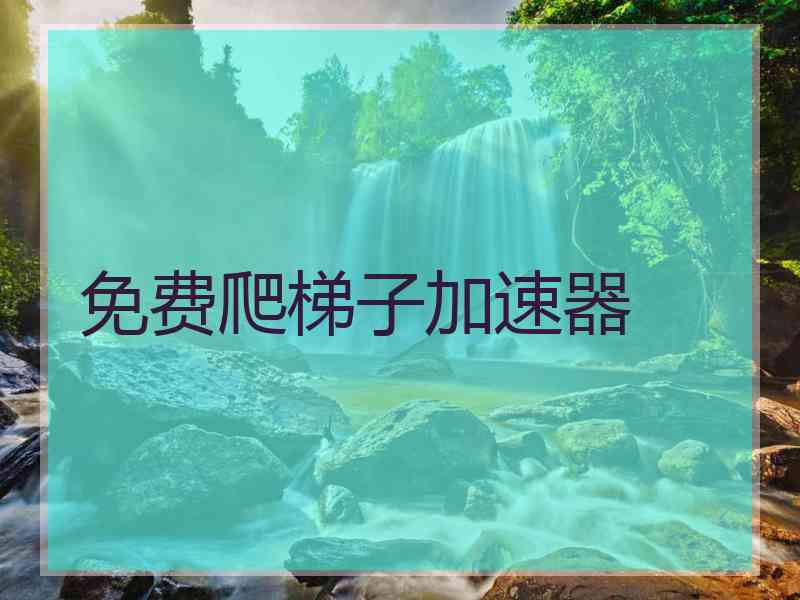 免费爬梯子加速器