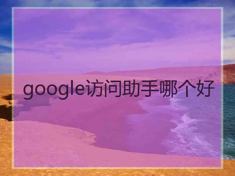 google访问助手哪个好