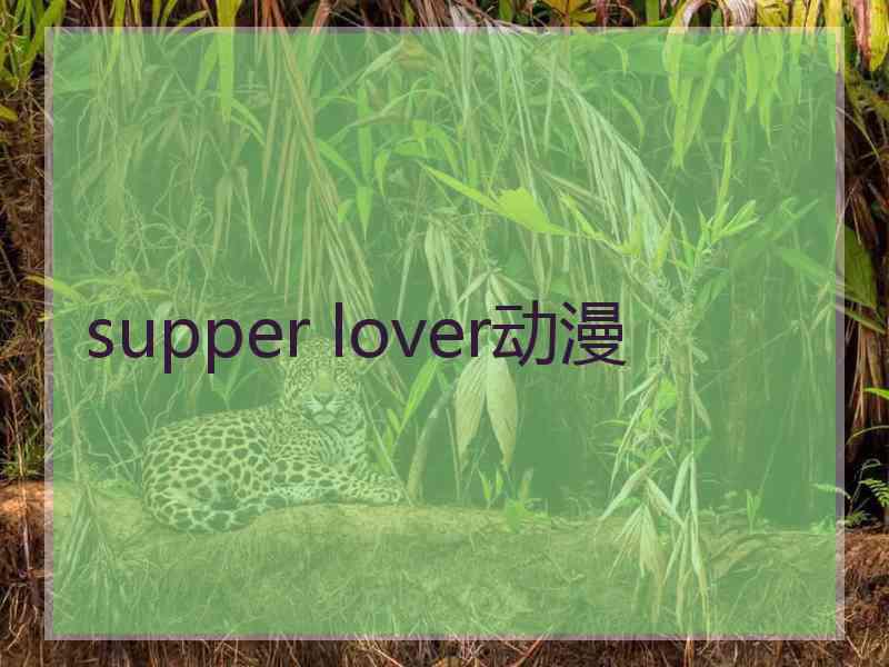 supper lover动漫