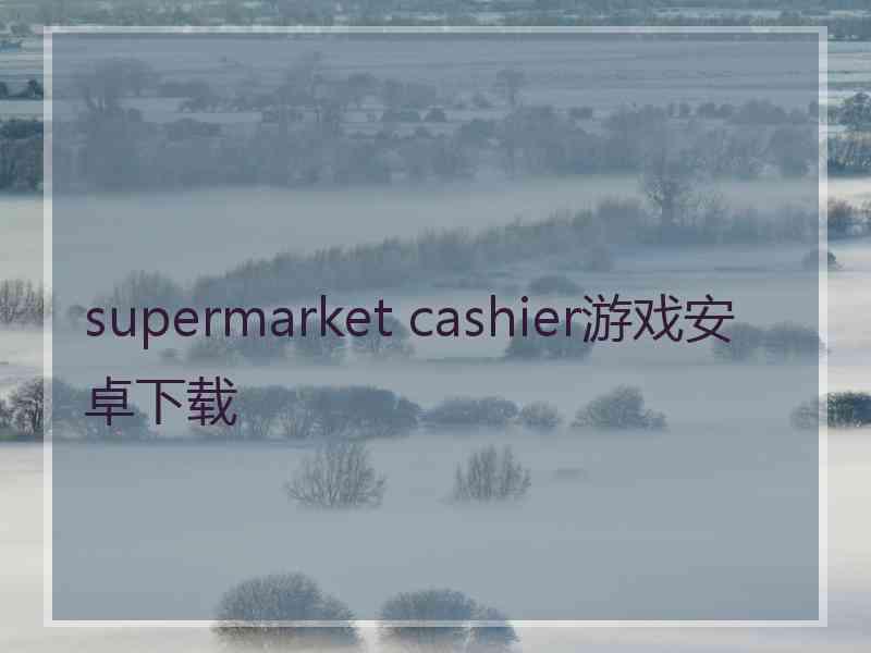 supermarket cashier游戏安卓下载