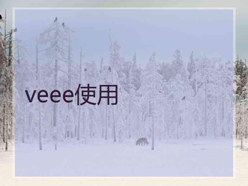 veee使用