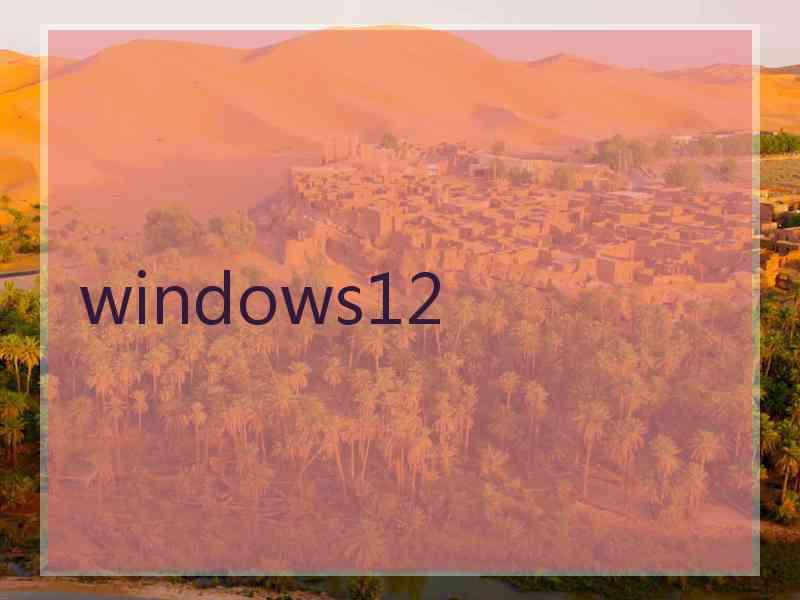 windows12