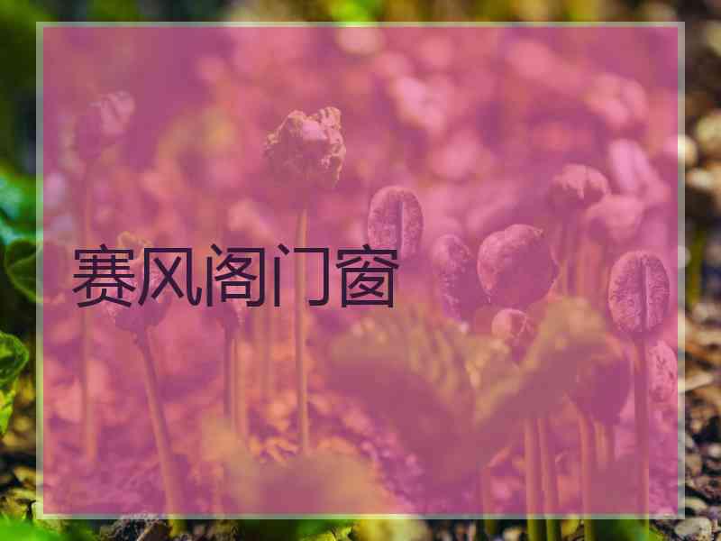 赛风阁门窗