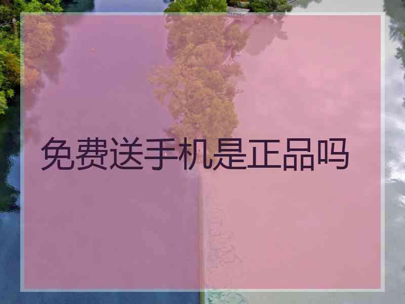 免费送手机是正品吗