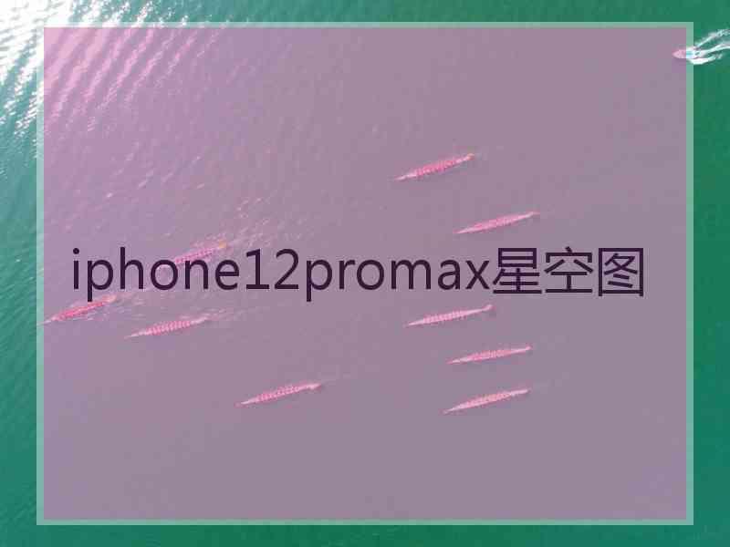 iphone12promax星空图