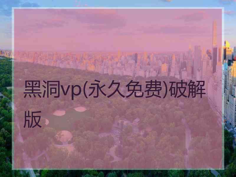 黑洞vp(永久免费)破解版