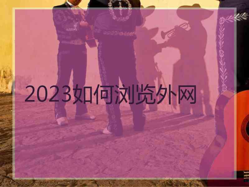 2023如何浏览外网