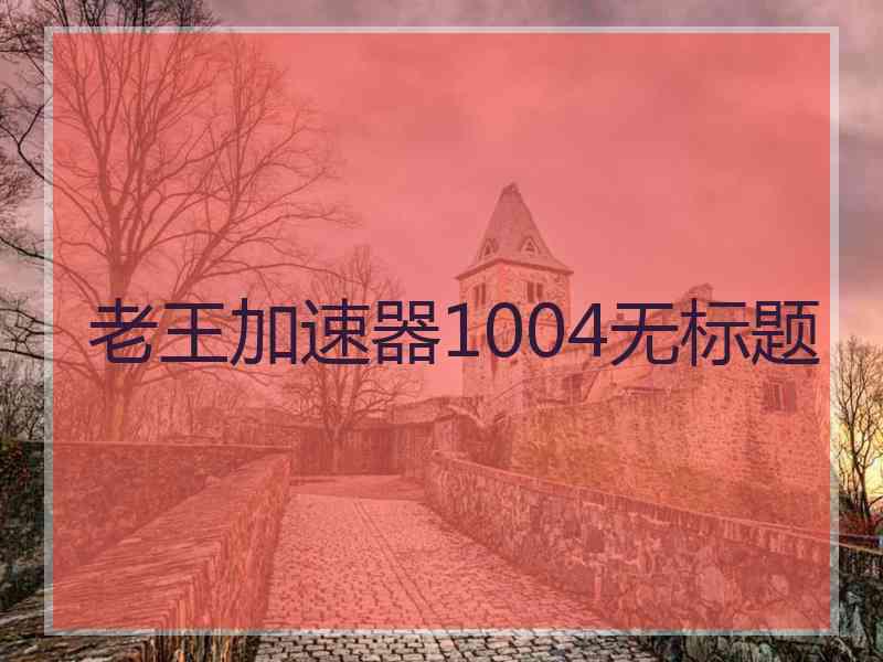 老王加速器1004无标题