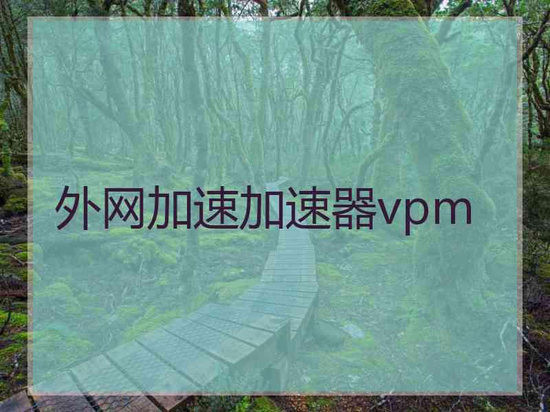 外网加速加速器vpm