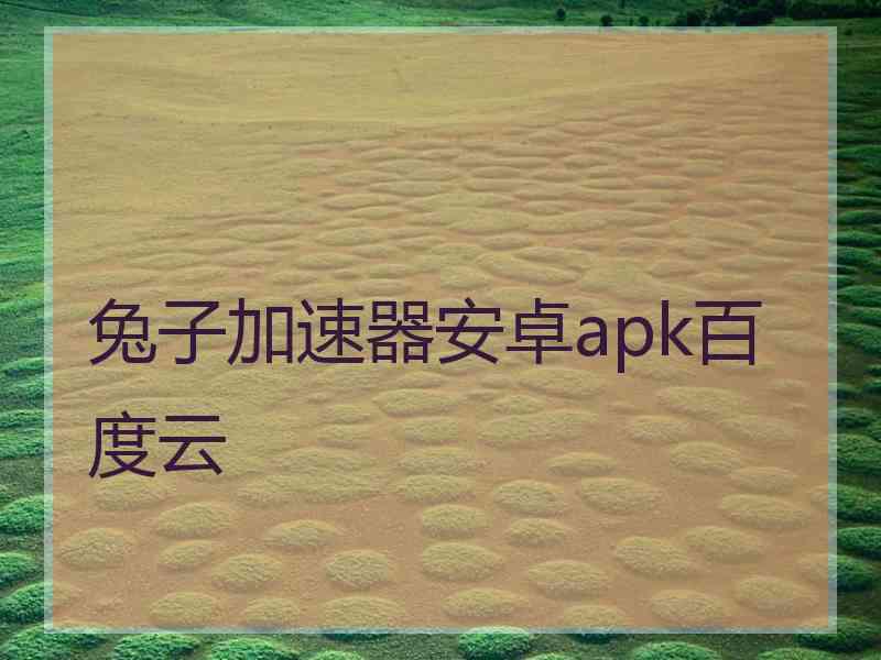 兔子加速器安卓apk百度云