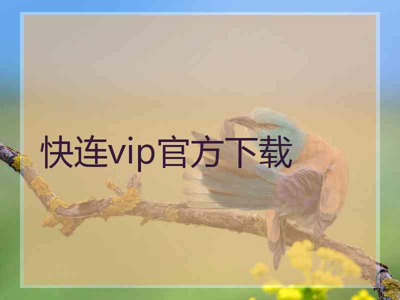 快连vip官方下载