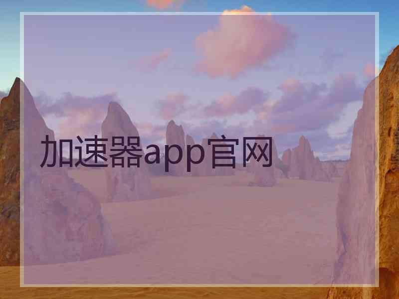 加速器app官网