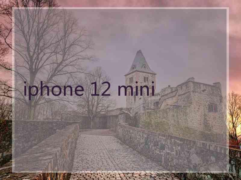 iphone 12 mini