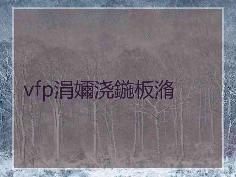 vfp涓嬭浇鍦板潃