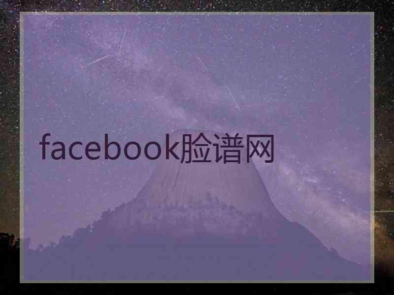 facebook脸谱网