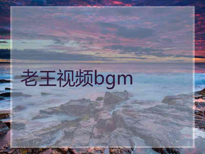 老王视频bgm