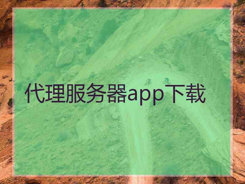 代理服务器app下载