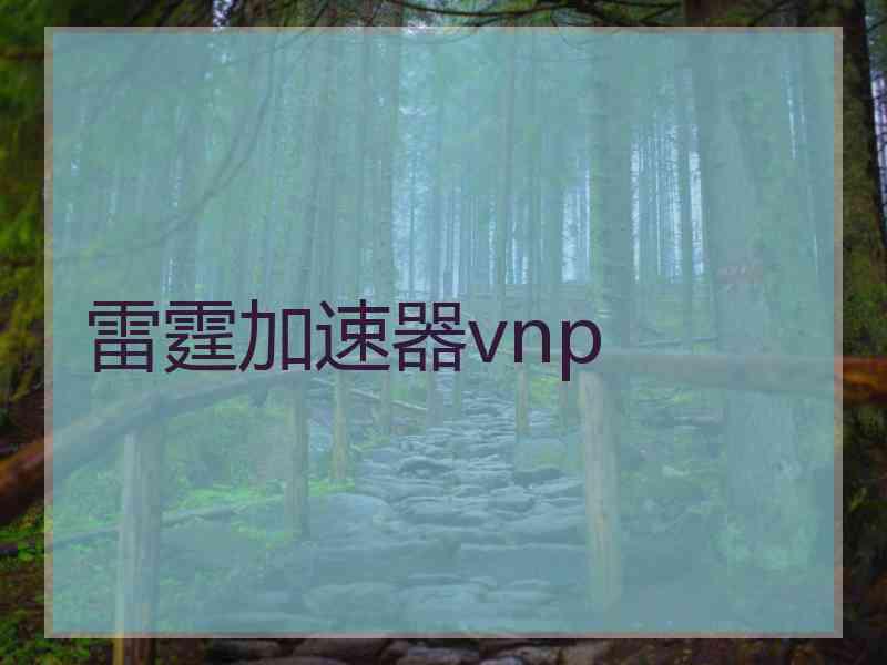 雷霆加速器vnp