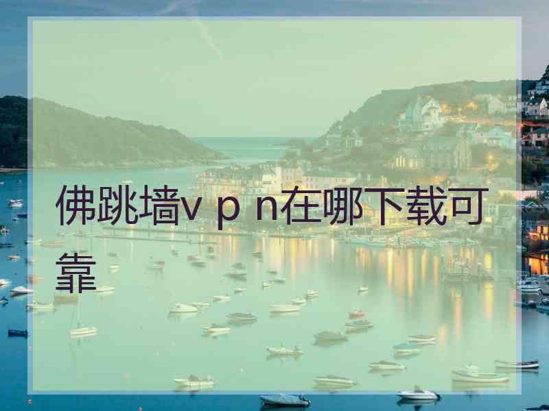 佛跳墙v p n在哪下载可靠