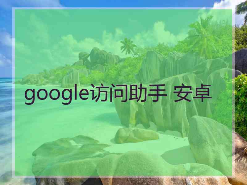 google访问助手 安卓