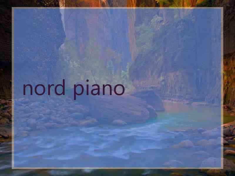 nord piano