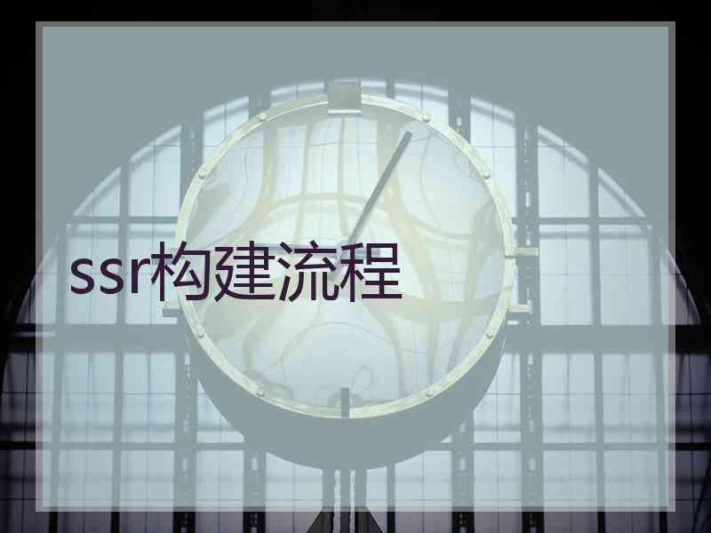 ssr构建流程