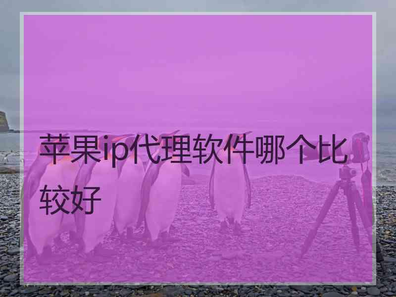 苹果ip代理软件哪个比较好