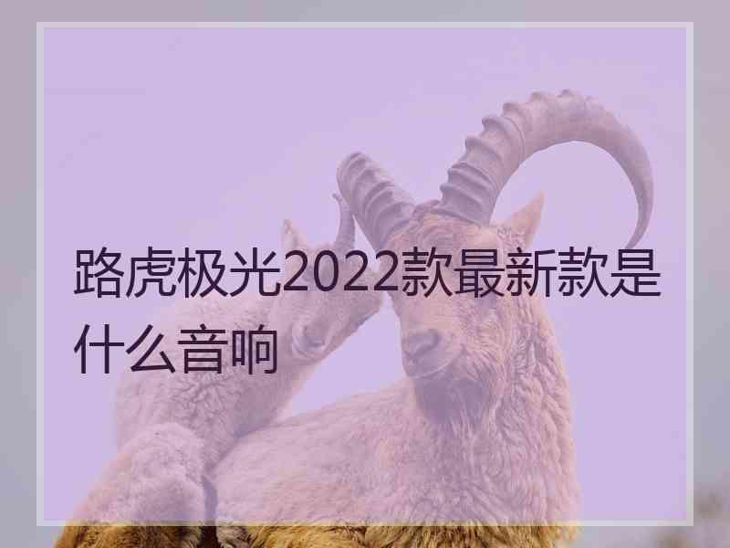 路虎极光2022款最新款是什么音响