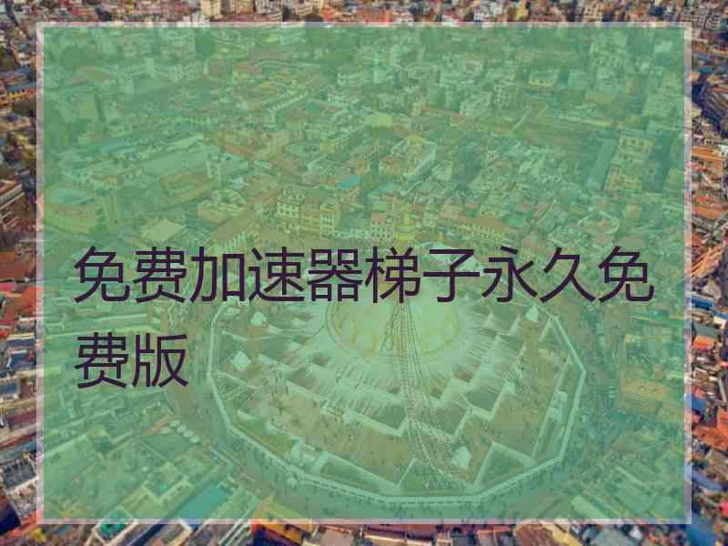 免费加速器梯子永久免费版