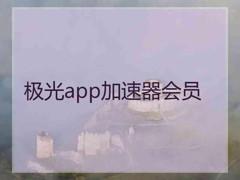 极光app加速器会员