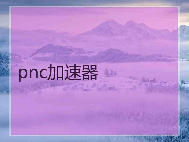 pnc加速器