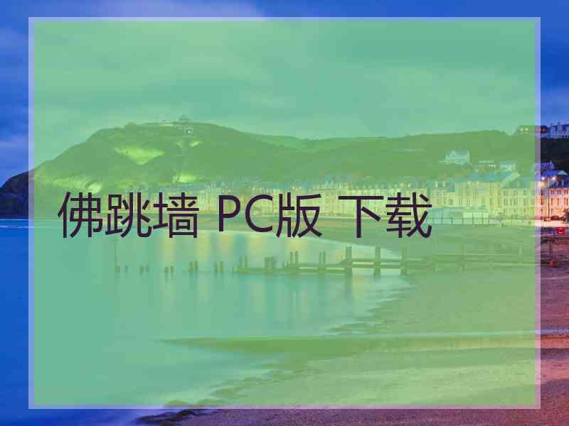 佛跳墙 PC版 下载