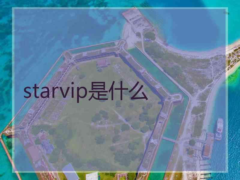 starvip是什么