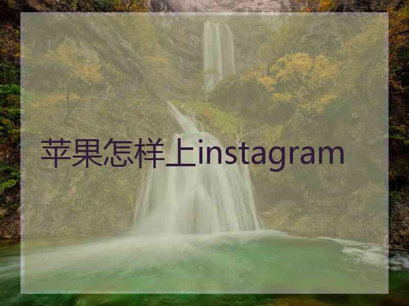 苹果怎样上instagram