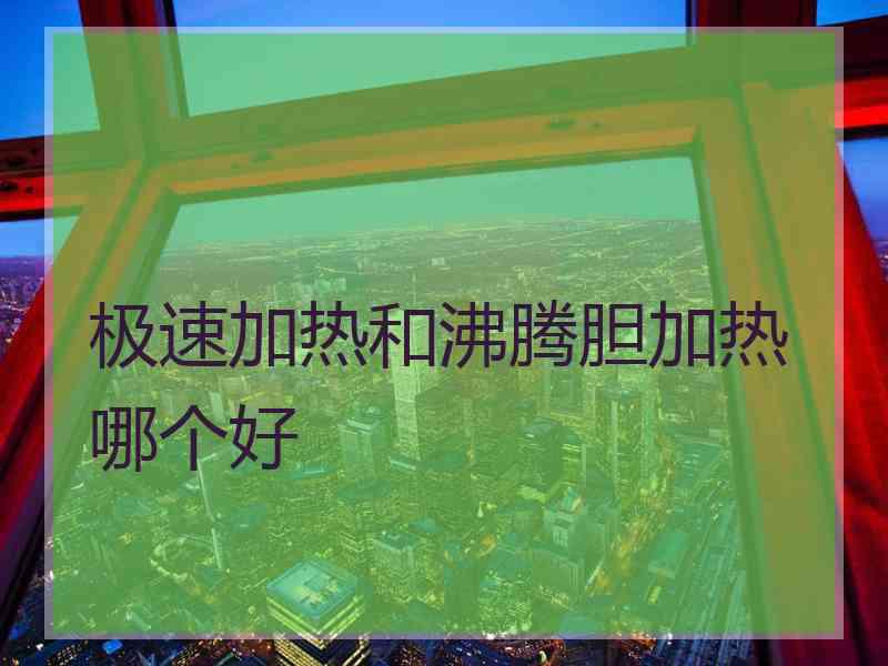 极速加热和沸腾胆加热哪个好