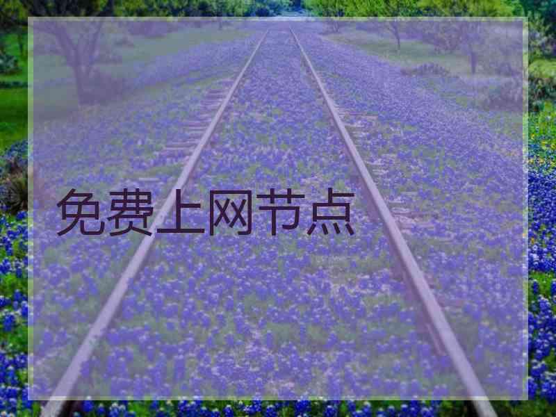 免费上网节点