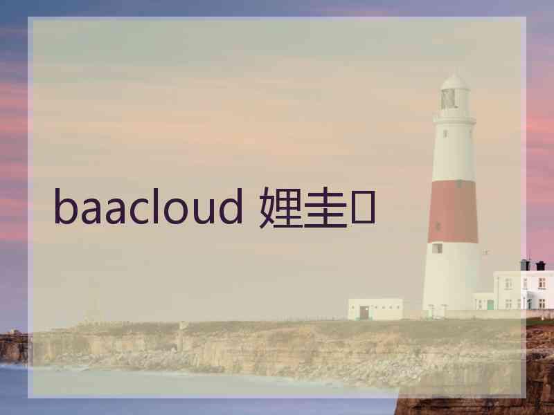 baacloud 娌圭